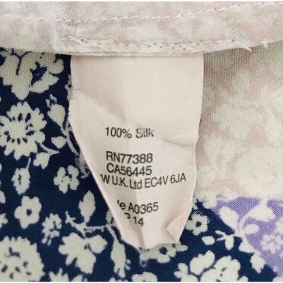 J Crew | Widowpane Silk Halter Top Womens Size 00 Purple Floral Sleeveless - Picture 10 of 11